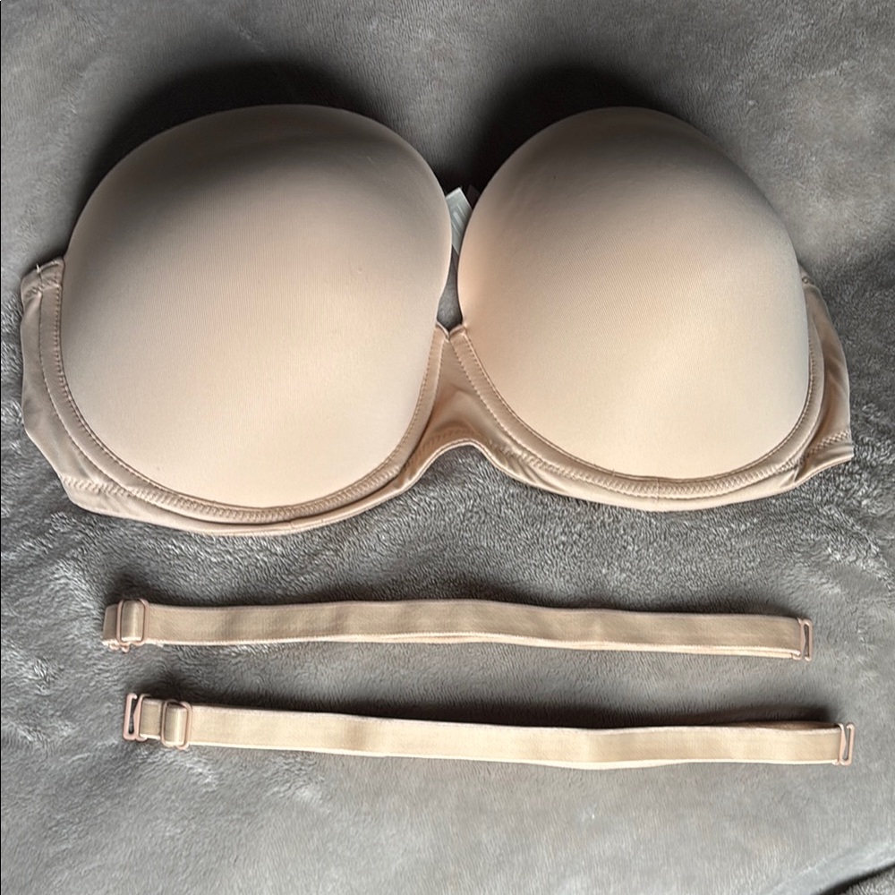 PINK Victorias Secret Convertible Cream Bra